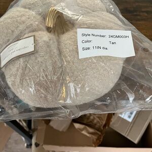 New in plastic pumpkin